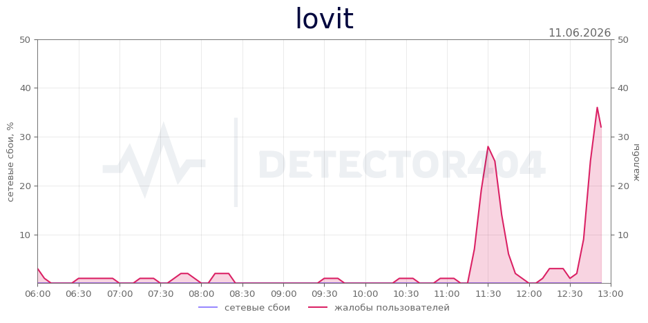 График сбоя lovit 11.06.2026 г.